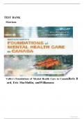 Test Bank - Morrison-Valfre&rsquo;s Foundations of Mental Health Care in Canada&comma; 1st Edition &lpar;Bard&comma; 2022&rpar;&comma; Chapter 1-33 &vert; All Chapters