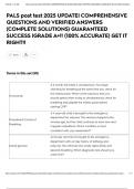 PALS post test 2025 UPDATE&vert; COMPREHENSIVE QUESTIONS AND VERIFIED ANSWERS &lpar;COMPLETE SOLUTIONS&rpar; GUARANTEED SUCCESS &vert;GRADE A&plus;&excl;&excl; &lpar;100&percnt; ACCURATE&rpar; GET IT RIGHT&excl;&excl;