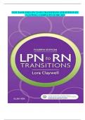 LPN to RN Transitions &lpar;4th Edition&rpar; &ndash; Claywell &ndash; Complete Test Bank &lpar;Chapters 1&ndash;15&rpar; &ndash; Multiple Choice & Multiple Response with Rationales