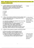 D320 - Managing Cloud Security &lpar;Pre-Assessment&rpar; Questions with complete solution 2025