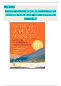 TEST BANK Medical-Surgical Nursing&colon; Concepts for Clinical Judgment and Collaborative Care 11th Edition by Donna D&period; Ignatavicius&comma; All chapters 1 - 74
