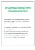 CPO TEST EXAM QUESTION BANK 2025 &vert; ACCURATE  REAL EXAM QUESTIONS AND ANSWERS WITH AND  A STUDY GUIDE &vert; EXPERT VERIFIED FOR  GUARANTEED PASS&vert; LATEST UPDATE