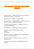  PNU 128 EXAM 3 QUESTIONS AND CORRECT ANSWERS
