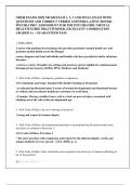 NR548 EXAMS 2025&vert; NR 548 EXAM 1&comma; 2&comma; 3 AND FINAL EXAM WITH QUESTIONS AND CORRECT VERIED ANSWERS LATEST 2025&sol;206 - PSYCHIATRIC ASSESSMENT FOR THE PSYCHIATRIC-MENTAL HEALTH NURSE PRACTITIONER&comma; EXCELLENT COMBINATION GRADED A&plus; - GUARANTEED PASS