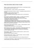 PSIO 305 EXAM 4 BAO STUDY GUIDE