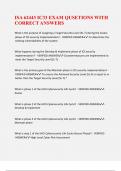ISA 62443 IC33 EXAM QUSETIONS WITH CORRECT ANSWERS