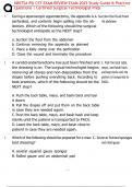 NBSTSA  PSI CST EXAM REVIEW EXAM 2025 Study Guide & Practice  Questions &vert; Certified Surgical Technologist Prep