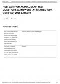 HESI EXIT NGN ACTUAL EXAM TEST QUESTIONS & ANSWERS &lpar;A&plus; GRADED 100&percnt; VERIFIED&rpar; 2025 LATEST&excl;&excl;