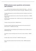 EFDA entrance exam questions and answers with solutions&period;