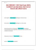 KSU BIOLOGY 1108 Final Exam 2025&semi; Certified Exam Questions And Correct Answers &vert;Excellent Scores