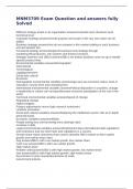 MNM3709 Exam Question and answers fully Solved