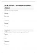 BIOL 102 Quiz 5 Immune and Respiratory Systems Spring 2024&sol;25 LUOA