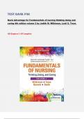 Davis Advantage for Fundamentals of Nursing&colon; Thinking&comma; Doing&comma; and Caring &ndash; 4th Edition&comma; Volume 2 by Judith M&period; Wilkinson & Lesli S&period; Treas &ndash; Complete Test Bank &lpar;Chapters 1&ndash;40&rpar;