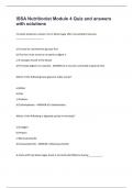 ISSA Nutritionist Module 4 Quiz and answers with solutions&period;