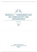Verslag minor verwarde personen module 1&colon; herkennen van de complexiteit van verward gedrag