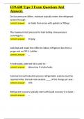 EPA 608 Type 3 Exam Questions And Answers&period;docx