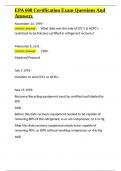 EPA 608 Certification Exam Questions And Answers&period;docx