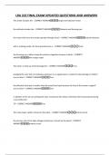 LRA 222 FINAL EXAM UPDATED QUESTIONS AND ANSWERS