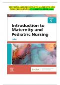 TESTBANK -INTRODUCTION TO MATERNITY AND PEDIATRIC NURSING 9TH EDITION &lpar;LEIFER&comma; 2022&rpar;