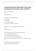  ISSA NUTRITION EXAMS PACKAGE DEAL QUESTIONS AND ANSWERS WITH VERIFIED SOLUTIONS UPDATED