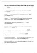 PHIL 101 STRAIGHTERLINE EXAM 1 QUESTIONS AND ANSWERS