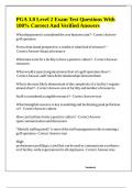 PGA 3&period;0 Level 2 Exam Test Questions With 100&percnt; Correct And Verified Answers