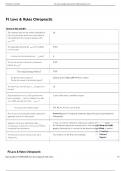 Florida Laws & Rules Chiropractic Exam questions with correct answers 