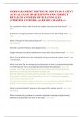 SNHD PARAMEDIC PROTOCOL 2025 EXAM LATEST ACTUAL EXAM 250 QUESTIONS AND CORRECT DETAILED ANSWERS WITH RATIONALES &lpar;VERIFIED ANSWERS&rpar; &vert;ALREADY GRADED A&plus;