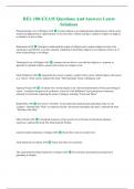 REL 100-EXAM Questions And Answers Latest Solutions