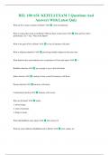 REL 100 ASU KEFELI EXAM 3 Questions And Answers With Latest Quiz