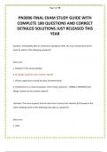 PN3006 FINAL EXAM TEST BANK NEWEST VERSION ALL WITH 180 QUESTIONS AND CORRECT ANSWERS JUST RELEASED 
