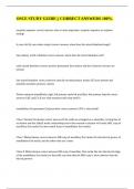 OSCE STUDY GUIDE &vert;&vert; CORRECT ANSWERS 100&percnt;&period;