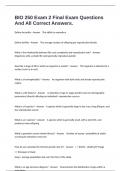BIO 250 Exam 2 Final Exam Questions And All Correct Answers&period;