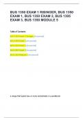 BUS 1350 EXAM 1 RISINGER&comma; BUS 1350 EXAM 1&comma; BUS 1350 EXAM 2&comma; BUS 1305 EXAM 3&comma; BUS 1350 MODULE 5 COMBINED EXAM COMPLETE QUESTIONS WITH CORRECT ANSWERS 2025