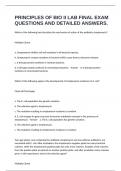 PRINCIPLES OF BIO II LAB FINAL EXAM QUESTIONS AND DETAILED ANSWERS&period;