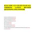  EPIC CLN 251&sol;252 EXAM LATEST COMBINED EXAMS QUESTIONS WITH CORRECT ANSWERS 2025
