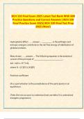 BCH 330 Final Exam 2025 Latest Test Bank With 600  Practice Questions and Correct Answers &vert; BCH 330  Final Practice Exam 2025&vert; BCH 330 Final Test Prep  2025 &lpar;New&excl;&rpar;