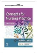 Test Bank for Concepts for Nursing Practice 3rd Edition By Jean Giddens