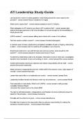 ATI Leadership Study-Guide &lpar;Latest 2025 &sol; 2026&rpar;&colon; Questions and Verified Answers with Rationales &vert; 100&percnt; Correct &vert; Grade A&plus;&period;