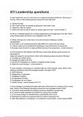 ATI Leadership questions &lpar;Latest 2025 &sol; 2026&rpar;&colon; Questions and Verified Answers with Rationales &vert; 100&percnt; Correct &vert; Grade A&plus;&period;