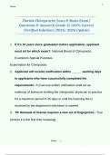 Florida Chiropractic Laws & Rules Exam &vert; Questions & Answers&vert; Grade A&vert; 100&percnt; Correct &lpar;Verified Solution&rpar; &lpar;2025&sol; 2026 Update&rpar; 