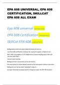 EPA 608 UNIVERSAL&comma; EPA 608 CERTIFICATION&comma; SKILLCAT EPA 608 ALL EXAM  BUNDLE