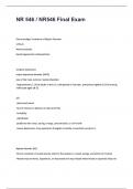 NR 546 &sol; NR546 Final Exam Q&A&period;