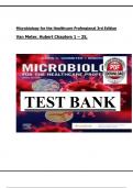 Test Bank Microbiology for the Healthcare Professional 3rd Edition By Karin C&period; VanMeter&comma; Robert J&period; Hubert &vert; Verified Chapter's 1 - 25 &vert; Complete Newest Version