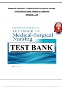 TEST BANK For Medical-Surgical Nursing 10th Edition Concepts for Interprofessional Collaborative Care&comma; by Donna D&period; Ignatavicius&comma; 2025&sol;2026 All chapters 1 &ndash; 69