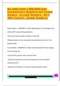 Sut Jhally Exam 2 2025&sol;2026 Exam  Comprehensive Questions and Verified  Answers &vert; Accurate Solutions &vert; Get it  100&percnt; Correct&excl;&excl; &vert; Already Graded A&plus; 