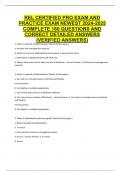 REL CERTIFIED PRO EXAM AND PRACTICE EXAM NEWEST 2024-2025 COMPLETE 160 QUESTIONS AND CORRECT DETAILED ANSWERS &lpar;VERIFIED ANSWERS&rpar;