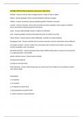 UVA BIOL 2200 Final Exam Questions and Answers Fully Solved 