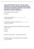CAISS CERTIFICATION TEST 2025 ACTUAL EXAM CURRENTLY TESTING COMPLETE EXAM QUESTIONS WITH DETAILED VERIFIED ANSWERS &lpar;100&percnt; CORRECT ANSWERS&rpar; &sol;ALREADY GRADED A&plus;