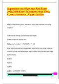 Supervisor and Operator Rad Exam  2025&sol;2026 Exam Questions with 100&percnt;  Correct Answers &vert; Latest Update